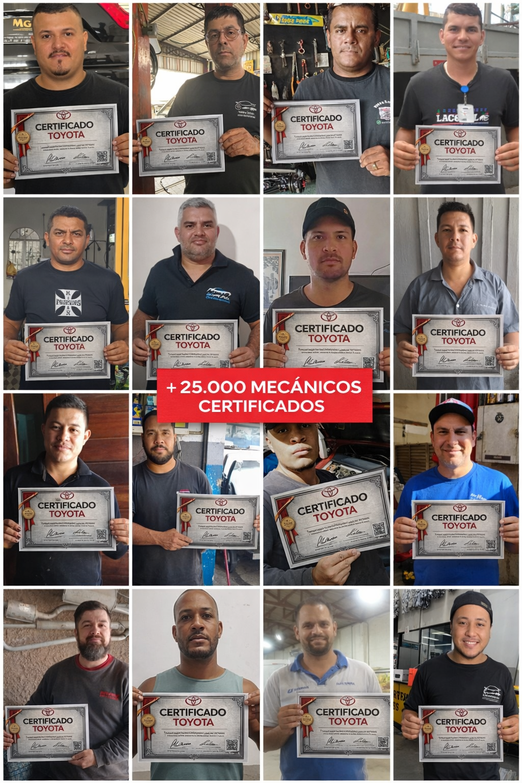 Mecánicos certificados